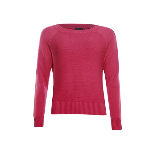 Poools dameskleding truien & vesten - trui contrast. mix  (roze)