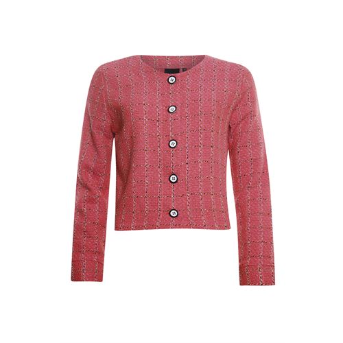 Poools dameskleding jassen & blazers - jacket ruit. mix 36,38,40,42,44 (roze)