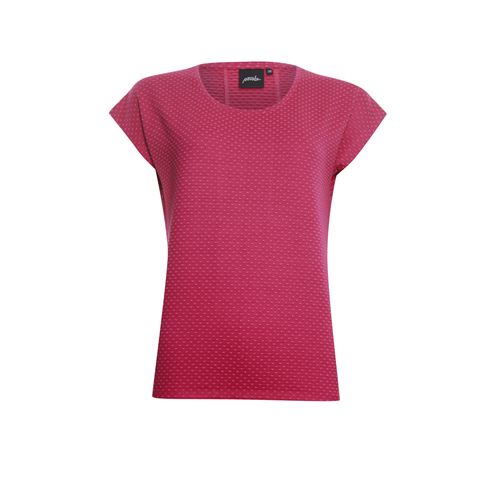 Poools dameskleding t-shirts & tops - t-shirt dots. beschikbaar in maat 36,38,40,42,44,46 (roze)