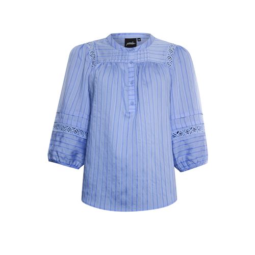 Poools dameskleding blouses & tunieken - blouse streep. mix 36,38,40,42,44,46 (blauw)