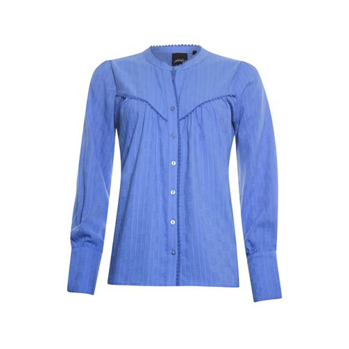 Poools dameskleding blouses & tunieken - blouse plain. mix 36,38,40,42,44,46 (blauw)