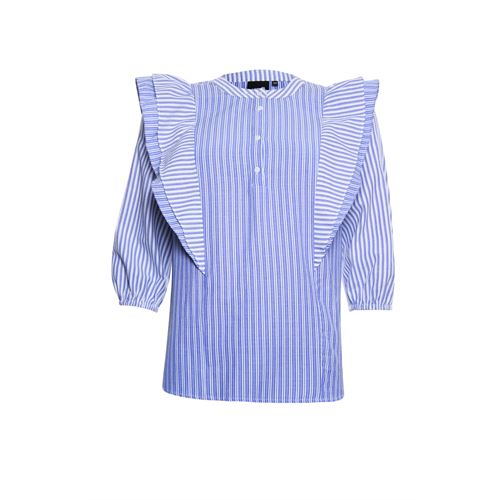 Poools dameskleding blouses & tunieken - blouse stripe. beschikbaar in maat 36,38,40,42,44,46 (blauw)