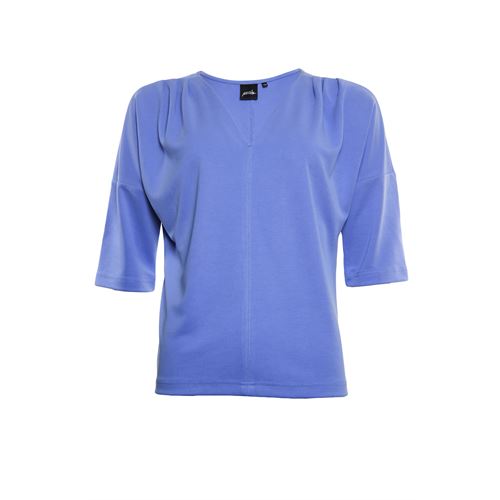 Poools ladieswear t-shirts & tops - t-shirt modal. available in size  (blue)