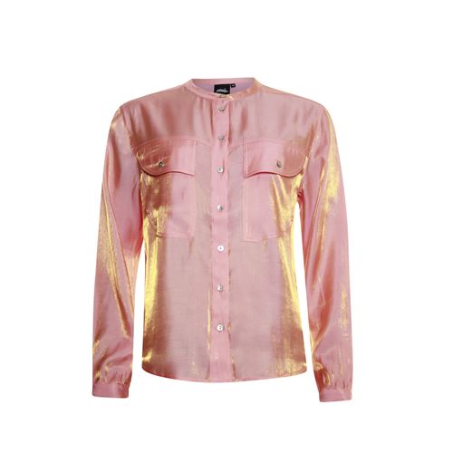 Poools dameskleding blouses & tunieken - blouse shiny. beschikbaar in maat 36,38,40 (oranje)