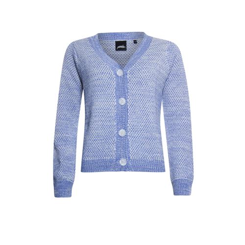 Poools dameskleding truien & vesten - vest meerkleurig. beschikbaar in maat  (blauw)