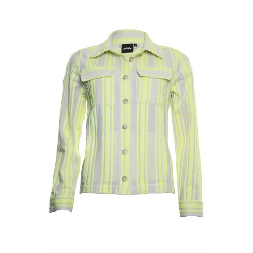 Poools ladieswear coats & jackets - jacket stripe. available in size 44 (yellow)