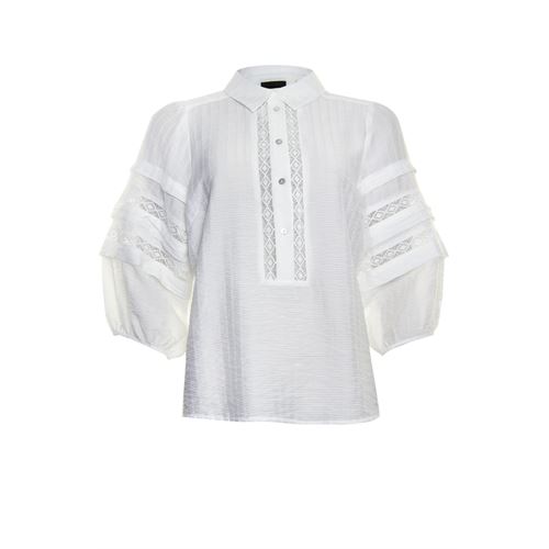 Poools dameskleding blouses & tunieken - blouse plain. mix 36,38,40,42,44,46 (ecru)