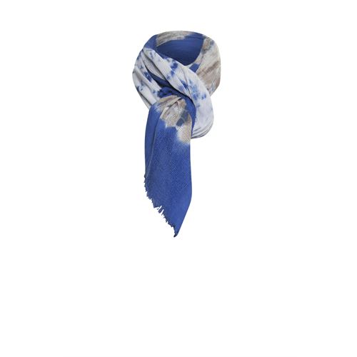 Poools dameskleding accessoires - shawl tie dye. beschikbaar in maat  (blauw)