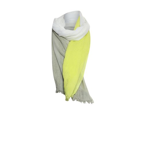 Poools dameskleding accessoires - shawl lemon. beschikbaar in maat one size (geel)