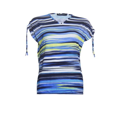 Roberto Sarto dameskleding t-shirts & tops - blouson v-hals. beschikbaar in maat 40,42,44,46,48 (multicolor)