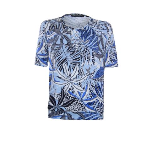 Roberto Sarto ladieswear t-shirts & tops - blouson shirt o-neck. available in size 38,40,42,46,48 (multicolor)