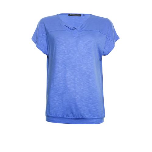 Roberto Sarto ladieswear t-shirts & tops - blouson shirt fancy v-neck. available in size 38,40,42,44,46,48 (blue)