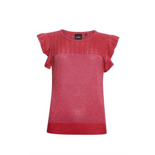 Poools dameskleding truien & vesten - trui lurex. beschikbaar in maat 38,40,42,44,46 (rood)