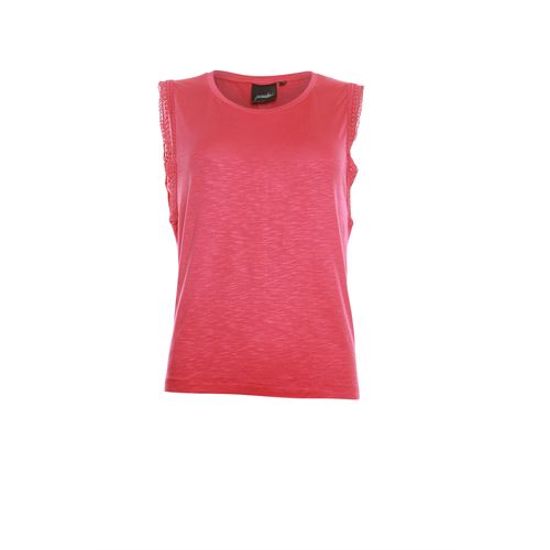Poools ladieswear t-shirts & tops - top plain. available in size 36,38,40,42,44,46 (red)