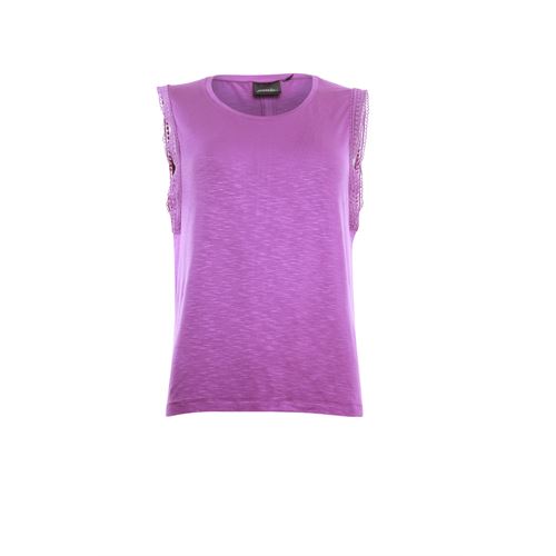 Poools ladieswear t-shirts & tops - top plain. available in size 36,38,40,42,44,46 (purple)