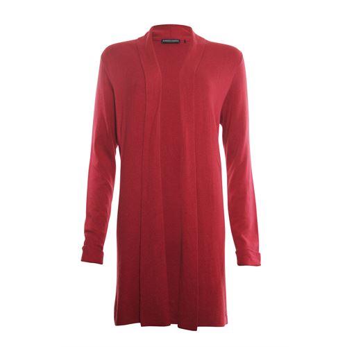 Roberto Sarto dameskleding truien & vesten - vest shawlkraag l/m. beschikbaar in maat 38,40,42,44,46,48 (rood)