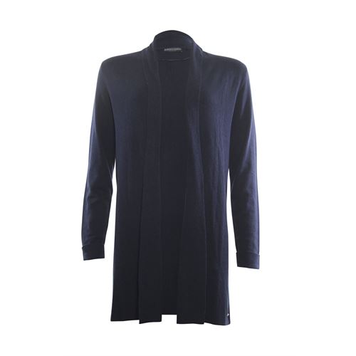 Roberto Sarto dameskleding truien & vesten - vest shawlkraag l/m. beschikbaar in maat 38,40,42,44,46,48 (blauw)