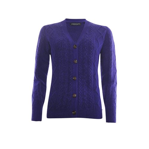 Roberto Sarto dameskleding truien & vesten - vest v-hals. beschikbaar in maat 40,42,44,46 (blauw)