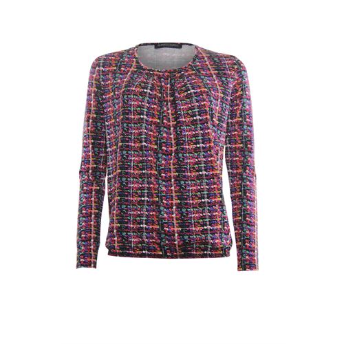 Roberto Sarto dameskleding t-shirts & tops - blouson ronde hals. beschikbaar in maat 38,42,46 (multicolor)