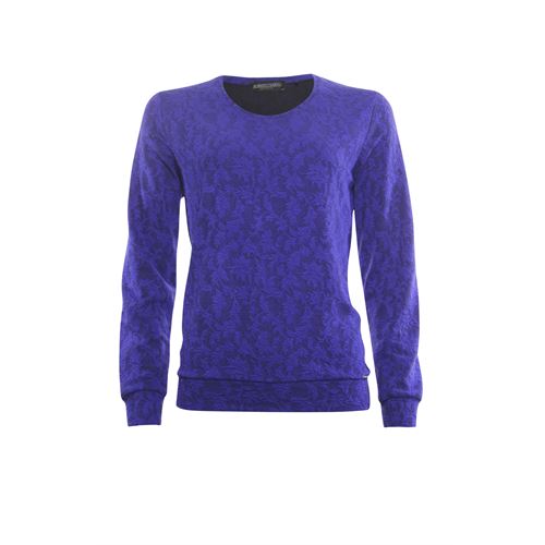 Roberto Sarto dameskleding t-shirts & tops - blouson t-shirt ronde hals. beschikbaar in maat 44 (blauw)