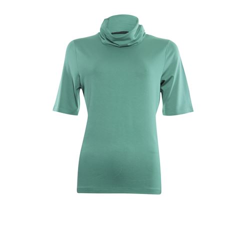 Roberto Sarto ladieswear t-shirts & tops - t-shirt rollcollar. available in size 38,40,42,44,46,48 (green)