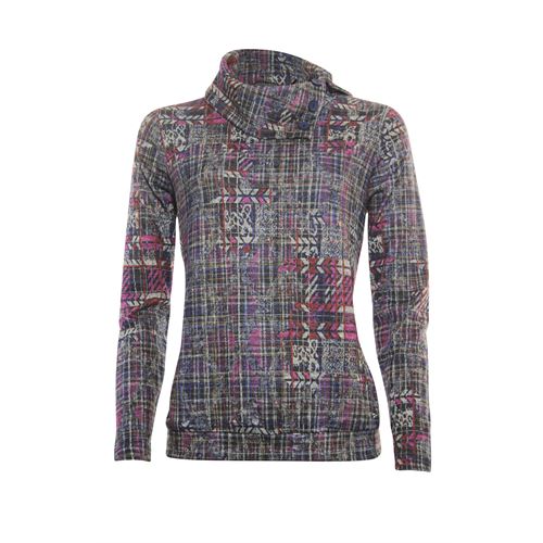 Roberto Sarto ladieswear pullovers & vests - pullover rollcollar with buttons. available in size 42,44,48 (multicolor)