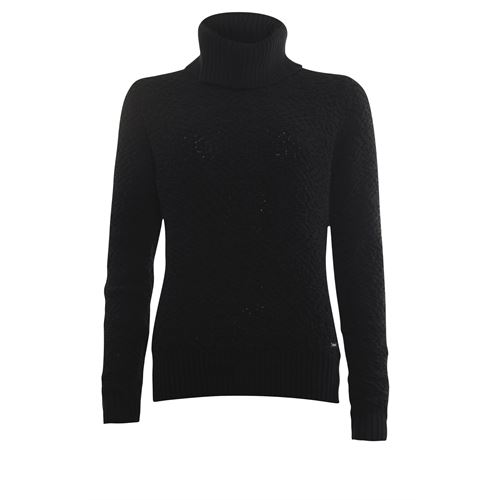 Roberto Sarto dameskleding truien & vesten - trui met hangkol. beschikbaar in maat 42,46 (zwart)