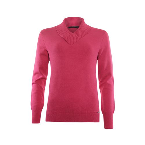 Roberto Sarto ladieswear pullovers & vests - pullover shawl v-neck. available in size 40,44,46 (pink)