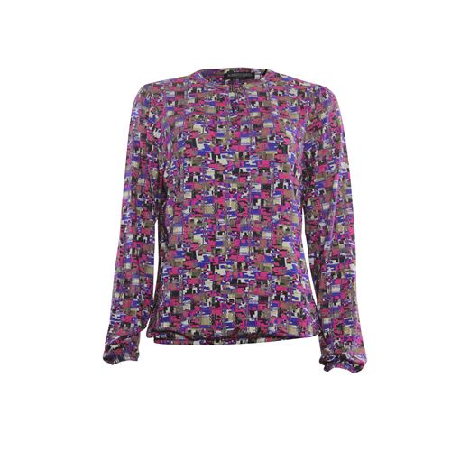 Roberto Sarto dameskleding t-shirts & tops - blouson ronde hals. beschikbaar in maat 40,42,46 (multicolor)