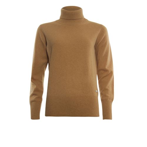 Roberto Sarto ladieswear pullovers & vests - pullover rollcollar eco wool. available in size  (brown)