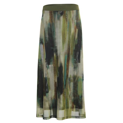 Anotherwoman ladieswear skirts - long printed mesh skirt. available in size 38,42,44,46 (multicolor)