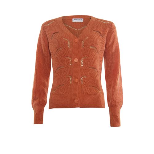Anotherwoman dameskleding truien & vesten - vest v-hals. beschikbaar in maat 38,40,42,44 (oranje)