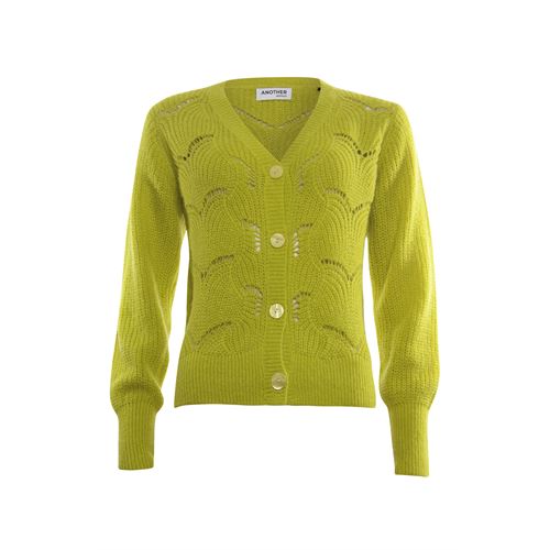 Anotherwoman dameskleding truien & vesten - vest v-hals. beschikbaar in maat 36,38,40,42,44 (groen)