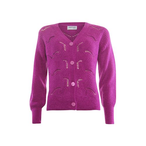 Anotherwoman ladieswear pullovers & vests - cardigan v-neck. available in size 44 (pink)