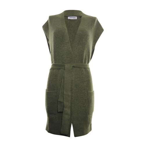 Anotherwoman ladieswear pullovers & vests - cardigan long style sleeveless. available in size 38,40,42,46 (olive)