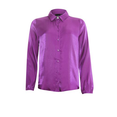 Poools dameskleding blouses & tunieken - blouse shiny. beschikbaar in maat 36,38,40,42,44,46 (paars)
