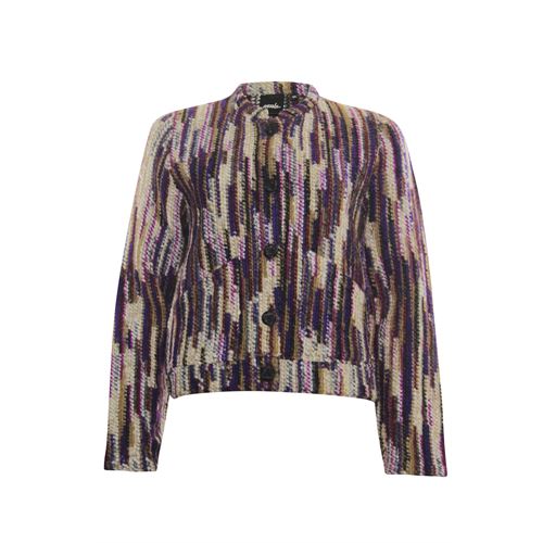 Poools ladieswear coats & jackets - jacket multicolour. available in size 36,42,44,46 (purple)