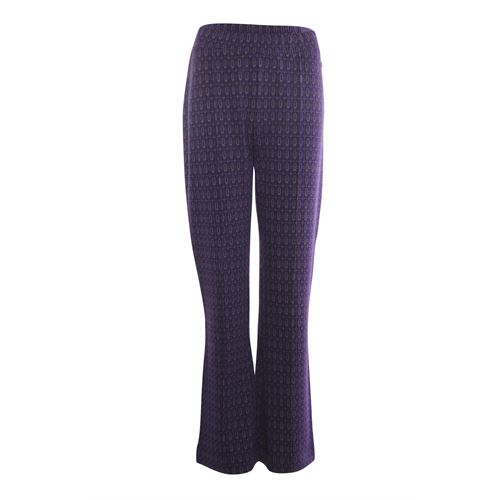 Poools ladieswear trousers - pant jacquard. available in size 36,38,40,42,44,46 (purple)