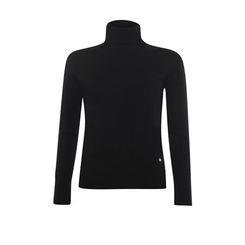 Poools dameskleding truien & vesten - pullover kol. beschikbaar in maat  (zwart)