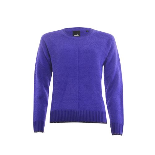 Poools dameskleding truien & vesten - pullover hairy. beschikbaar in maat 36,38,42,44 (blauw)