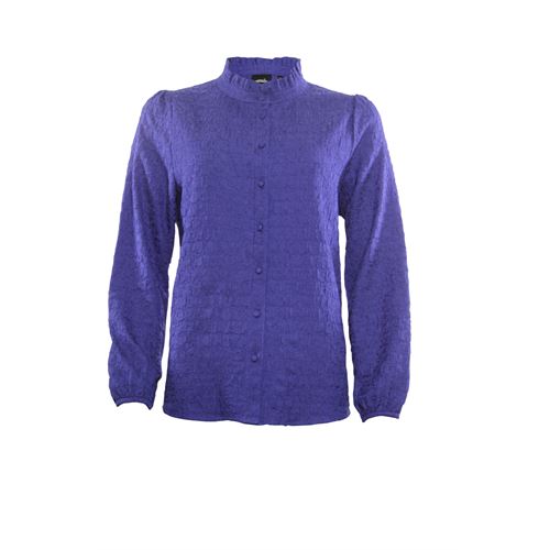 Poools dameskleding blouses & tunieken - blouse structure. beschikbaar in maat 36,38,40,42,44,46 (blauw)