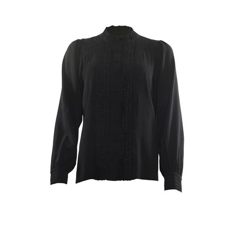 Poools dameskleding blouses & tunieken - blouse lace. mix 36,38,40,42,44 (zwart)