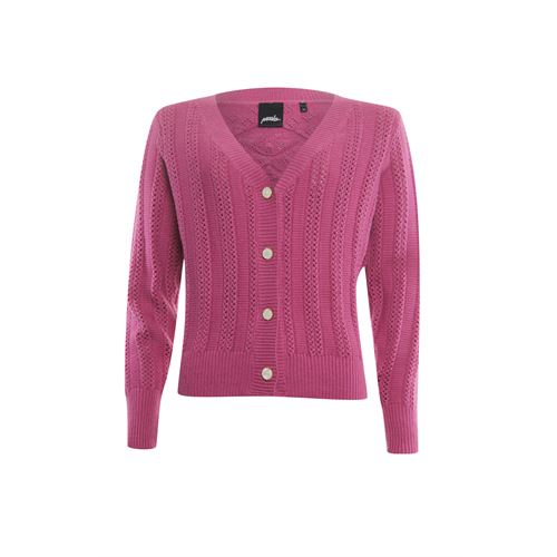 Poools dameskleding truien & vesten - vest steek. mix 36,38,40,42,44,46 (roze)