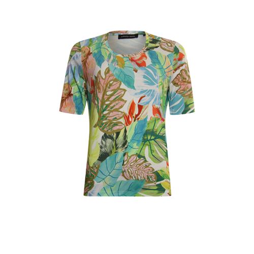 Roberto Sarto dameskleding t-shirts & tops - t-shirt ronde hals. mix 38,40 (multicolor)