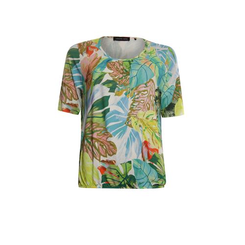 Roberto Sarto dameskleding t-shirts & tops - blouson ronde hals. mix  (multicolor)