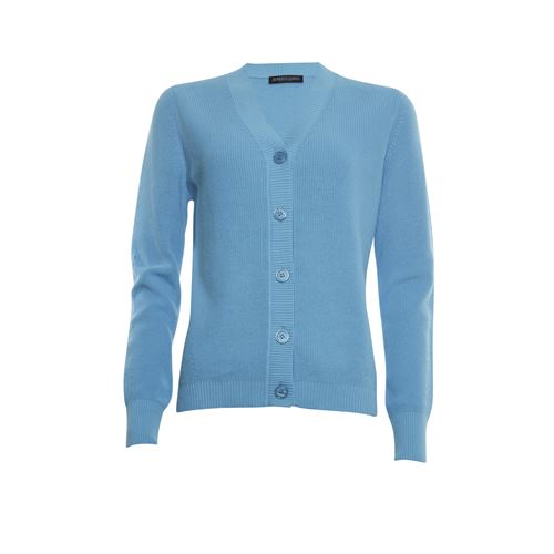 Roberto Sarto dameskleding truien & vesten - vest v-hals. beschikbaar in maat 38,40,42 (blauw)