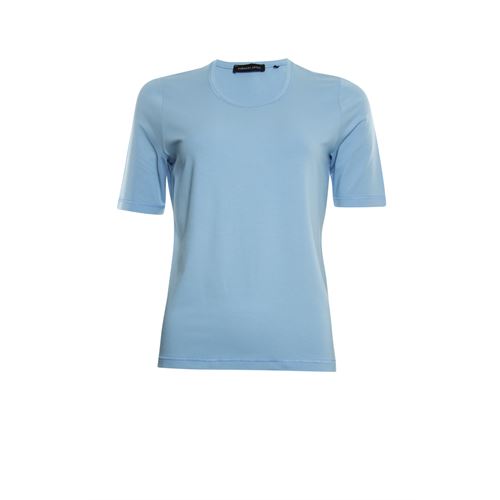 Roberto Sarto dameskleding t-shirts & tops - t-shirt ronde hals. beschikbaar in maat 38,40,46,48 (blauw)