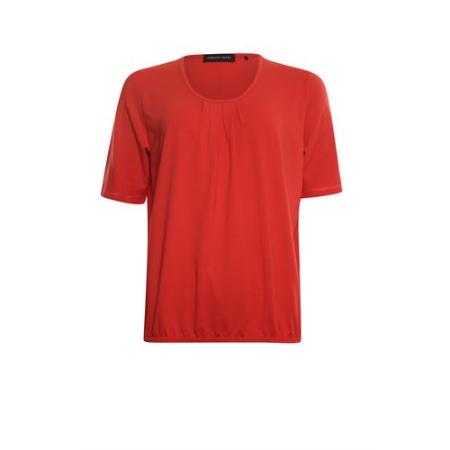 Roberto Sarto dameskleding t-shirts & tops - blouson ronde hals. beschikbaar in maat 38,42,46,48 (rood)