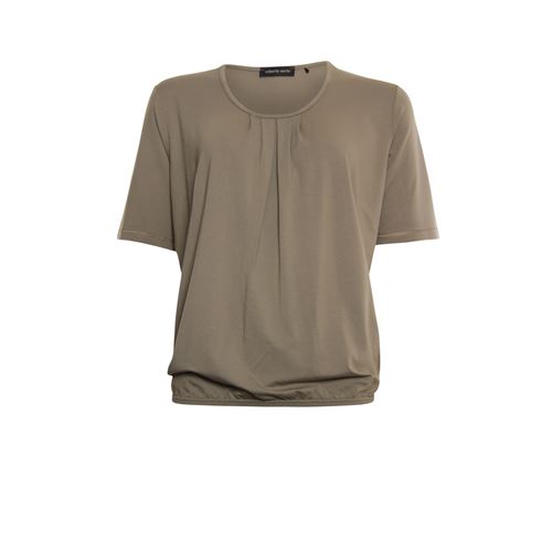 Roberto Sarto dameskleding t-shirts & tops - blouson ronde hals. beschikbaar in maat 40,44,46,48 (olijf)