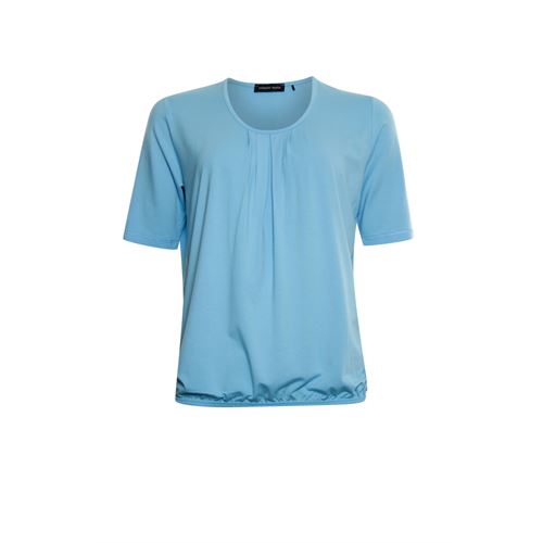 Roberto Sarto dameskleding t-shirts & tops - blouson ronde hals. beschikbaar in maat 38,40,44,46 (blauw)